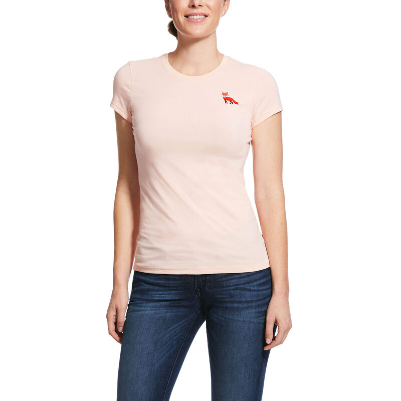 Ariat Embroidered - T Shirts LichtRoze Dames - 31690-580